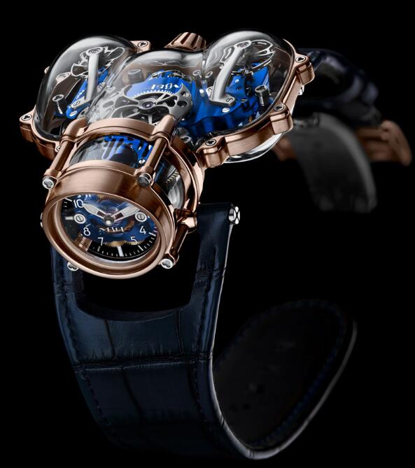 Review MB & F 91.SRL.BU HM9-SV RG BLUE replica watch